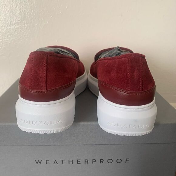 Aquatalia lanie slip on leather and lining, cushioned comfy sneaker size 8 - Picture 8 of 11